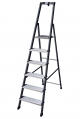 Лестница-стремянка 6 ступеней, анодированная, Премиум класс