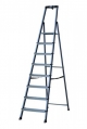 Лестница-стремянка 8 ступеней, анодированная, Премиум класс